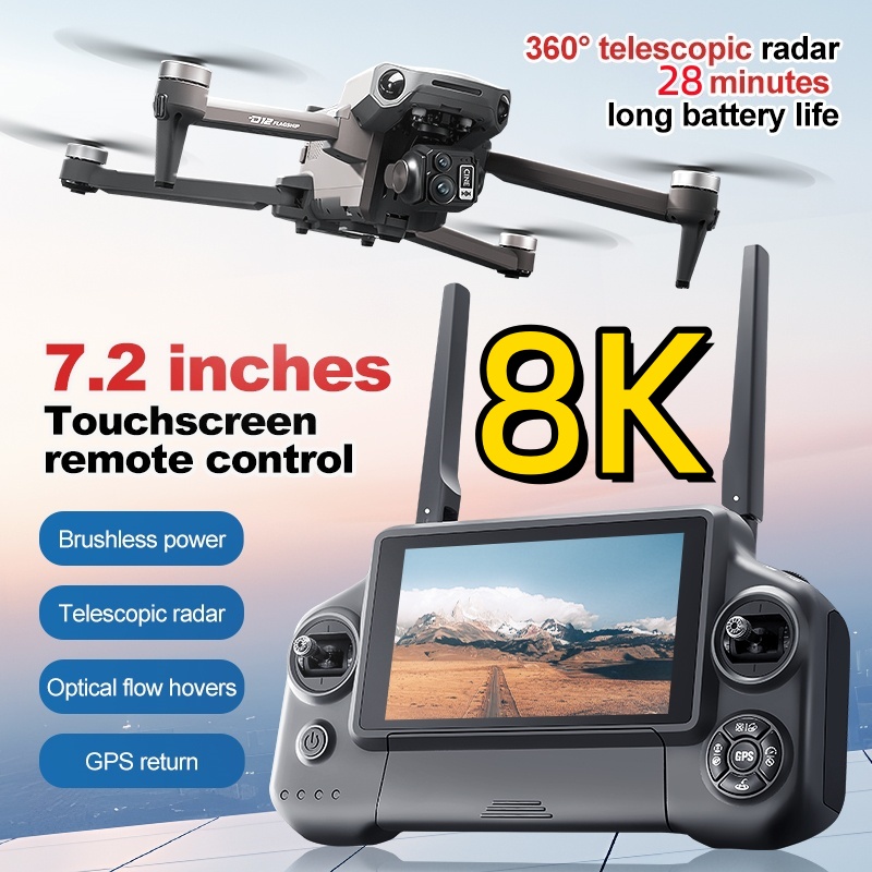 8K 3 Axis Gimbal Brushless 7.2 - огляд і ціна Drone Battery Box