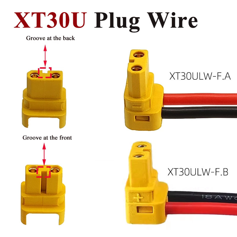 Elbow XT30U Banana Plug Line X - огляд і ціна Drone Battery Connector