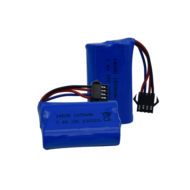 7.4V 1400mAh 14500 Lithium-Ion - огляд і ціна Drone Battery Li-Ion