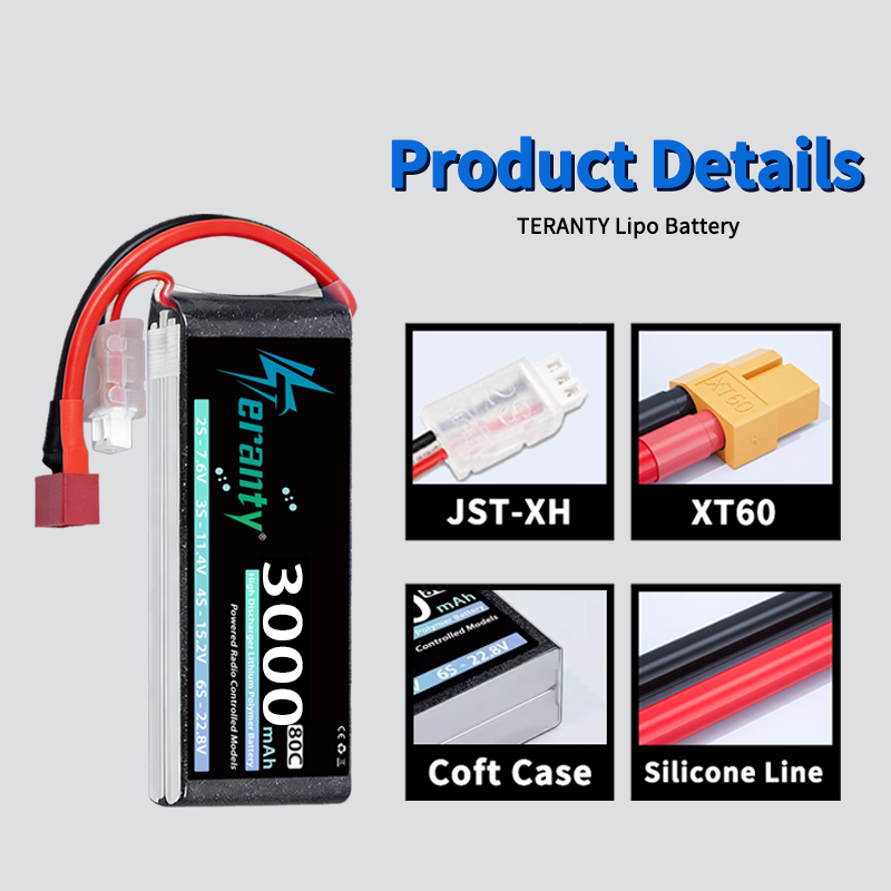TERANTY 2S 3000mAh Lipo Batter - огляд і ціна Drone Battery Lipo