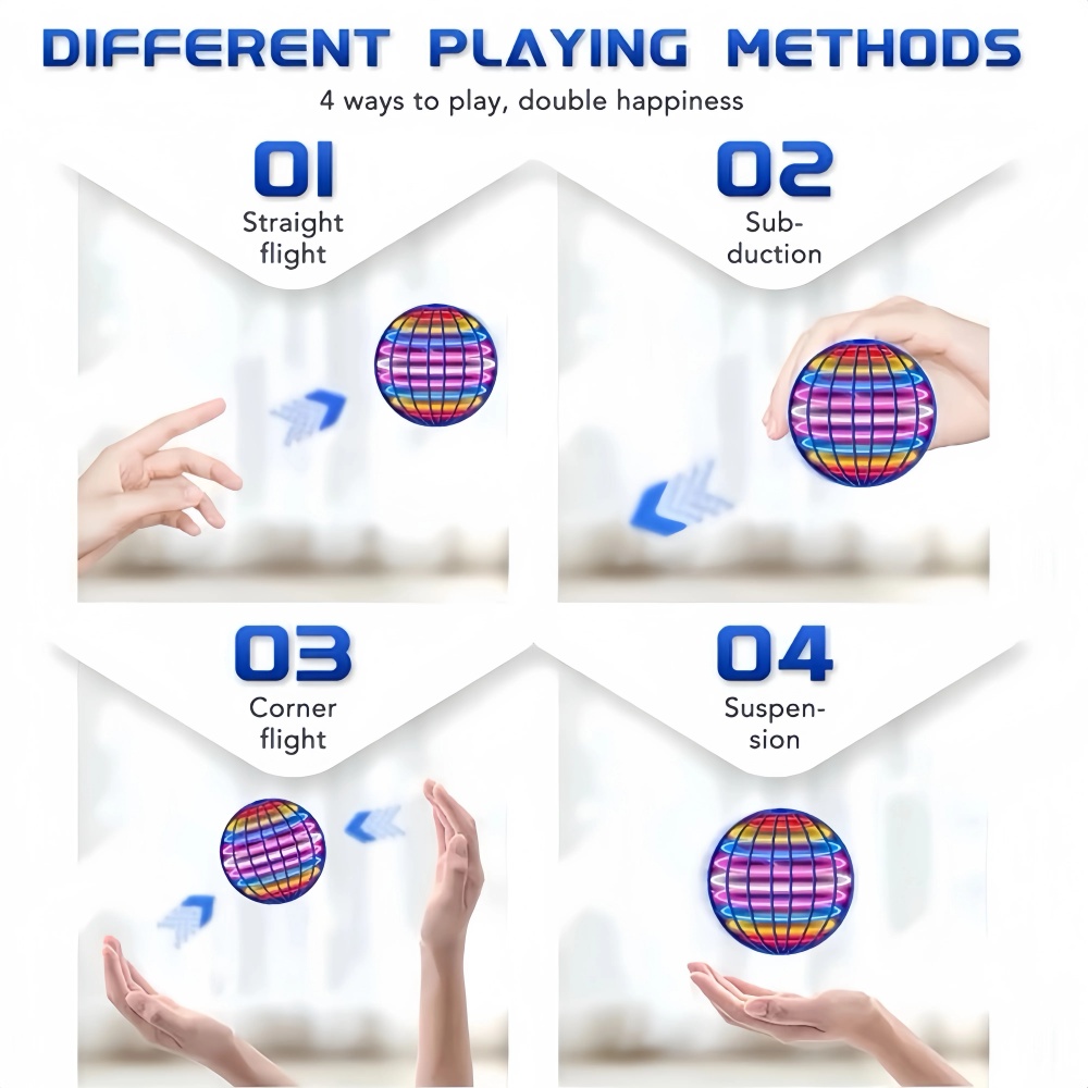 Flying Orb Boomerang Ball LED  - огляд і ціна Drone Battery Box