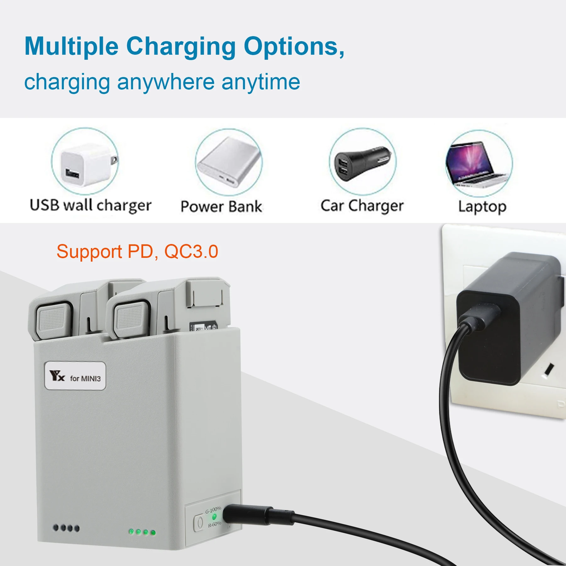 Charger Hub for DJI Mini 4 Pro - огляд і ціна Drone Battery Smart