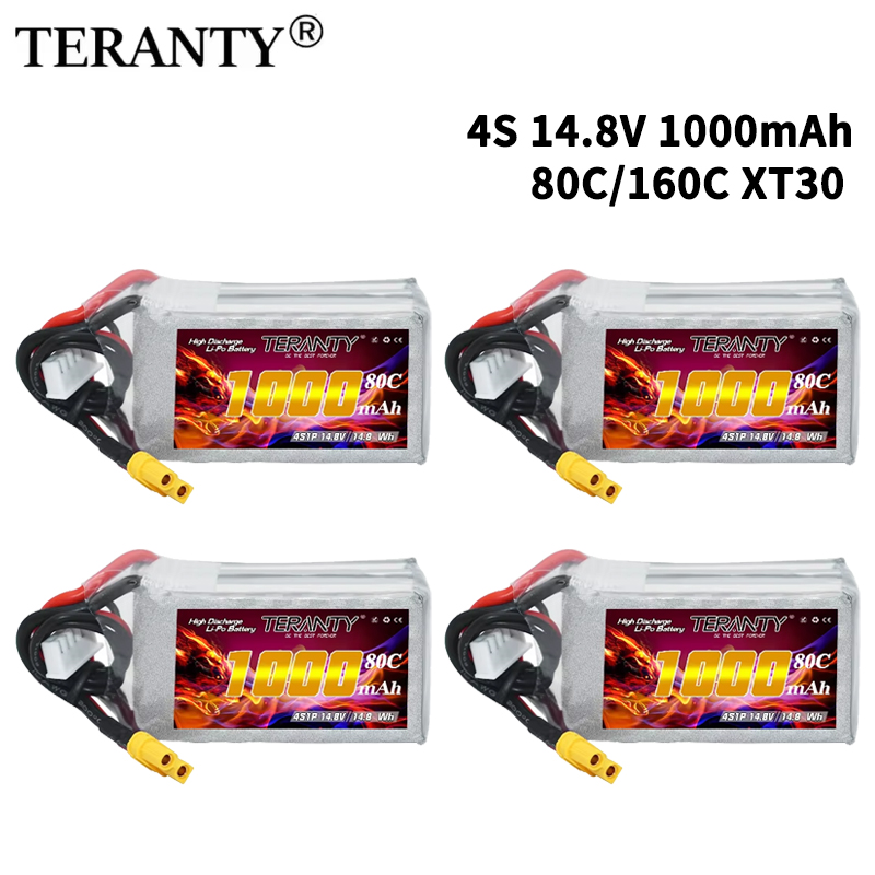 TERANTY 4S 1000mAh 14.8V 80C/1 - огляд і ціна Drone Battery Lipo