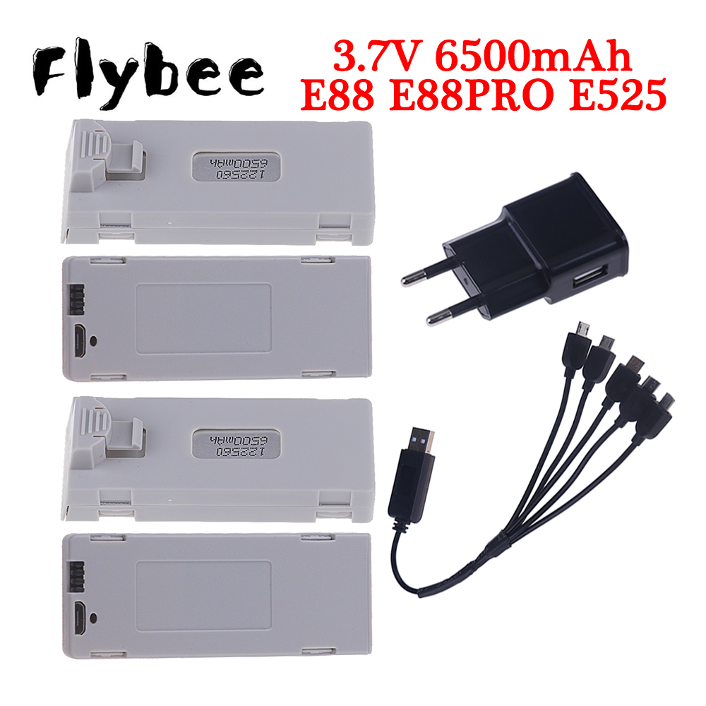 Original E88 Battery 3.7V 6500 - огляд і ціна Drone Battery Lipo