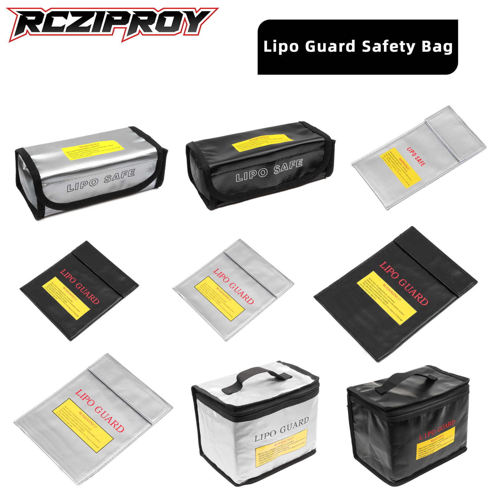 RCZIPROY Lipo Battery Safe Bag - огляд і ціна Drone Battery Bag
