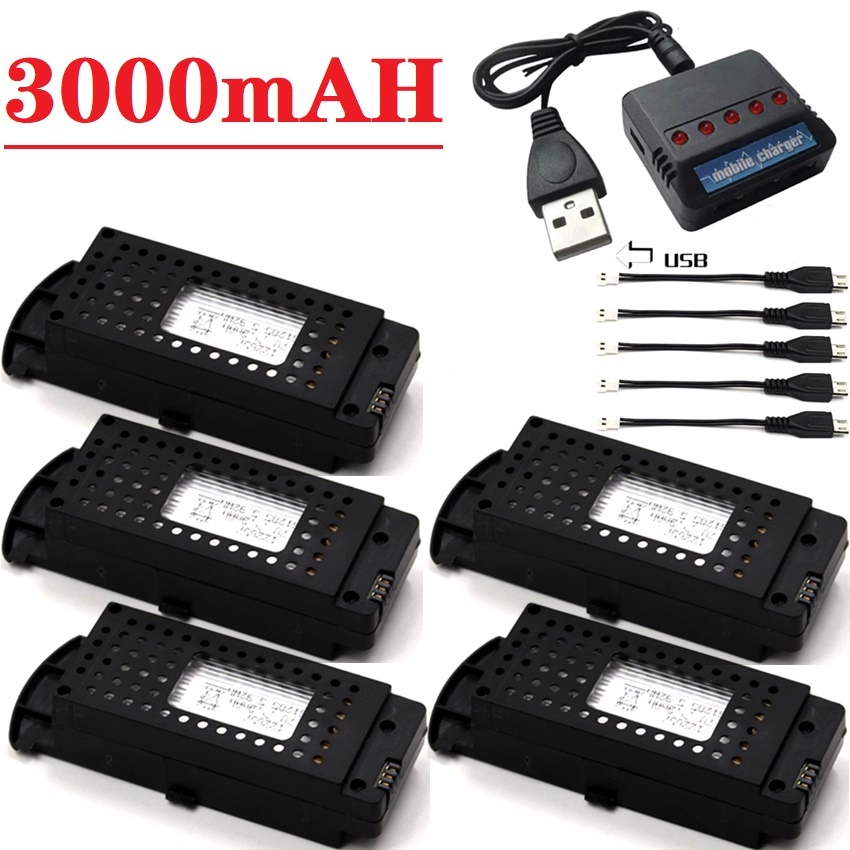 Q6 Drones Battery 3.7V 3000mAh - огляд і ціна Drone Battery Li-Ion