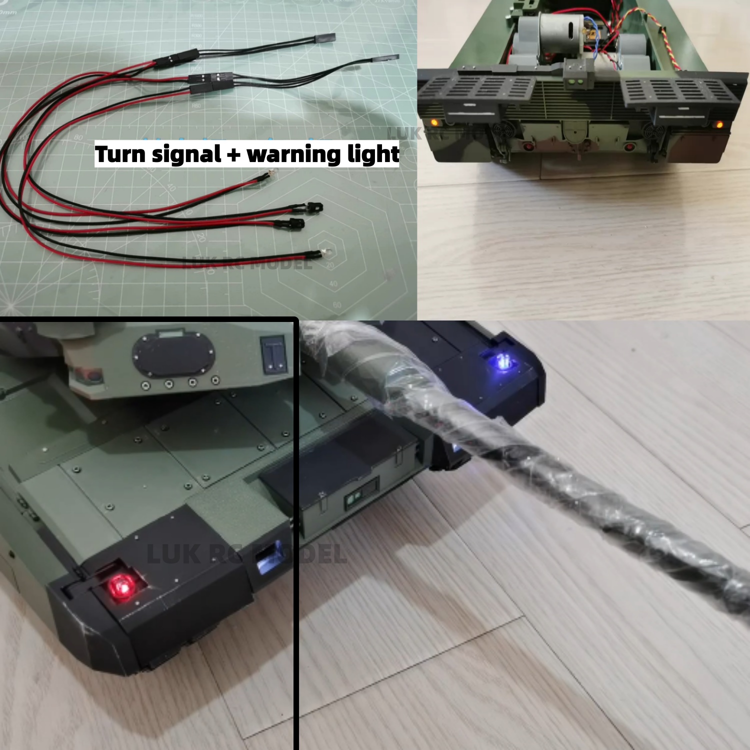 Upgraded Rear Lighting For HL  - огляд і ціна Drone Battery Alarm