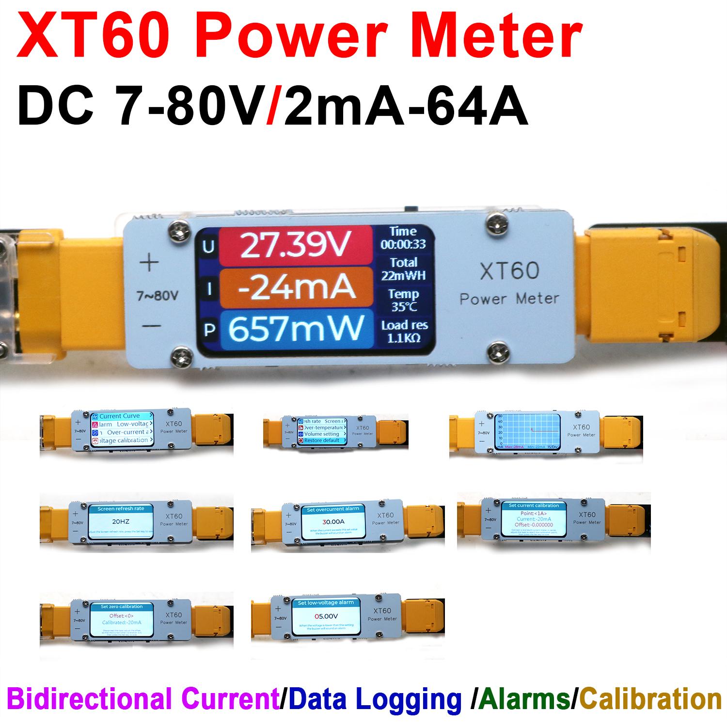 DC 7-80V 64A Bidirectional Pow - огляд і ціна Drone Battery Alarm