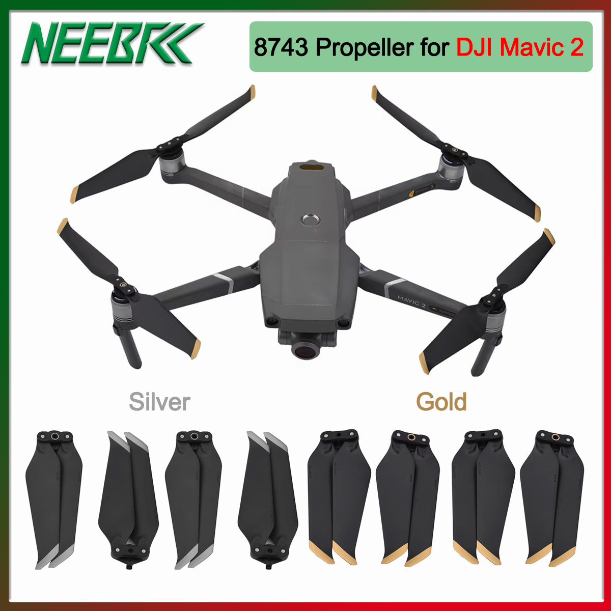4/8PCS 8743 Propeller Low-Nois - огляд і ціна Drone Battery Smart