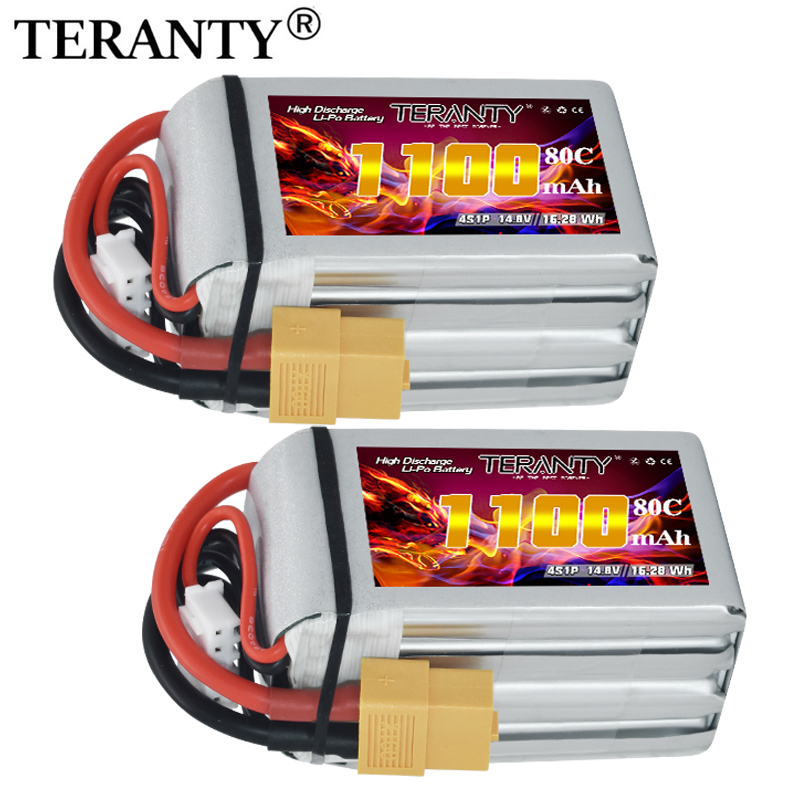 TERANTY 4S 1100mAh 80C/160C Li - огляд і ціна Drone Battery 4S