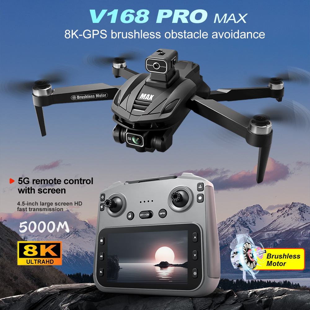 V168 PRO Max GPS Drone 8K Prof - огляд і ціна Drone Battery Case