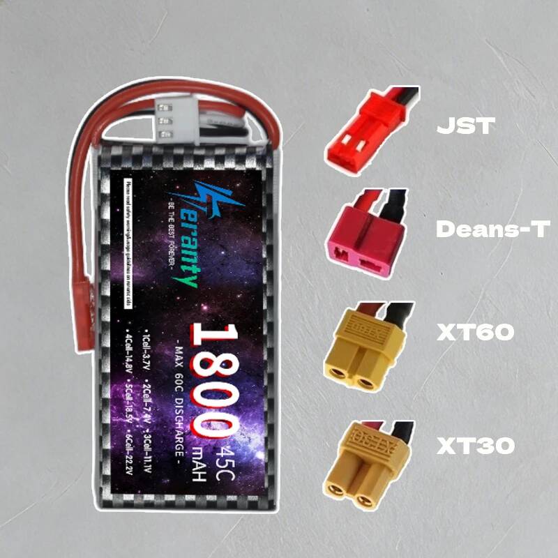 TERANTY 2S 3S 4S 1800mAh Lipo  - огляд і ціна Drone Battery 3S