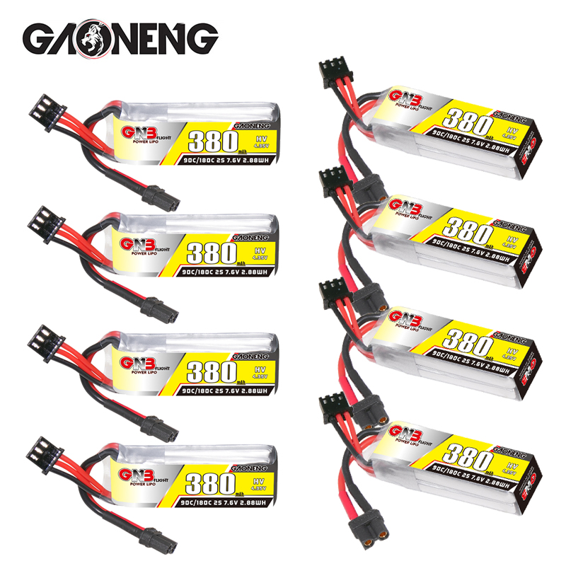GNB 2S 7.6V 380mAh 90C/180C Li - огляд і ціна Drone Battery Lipo