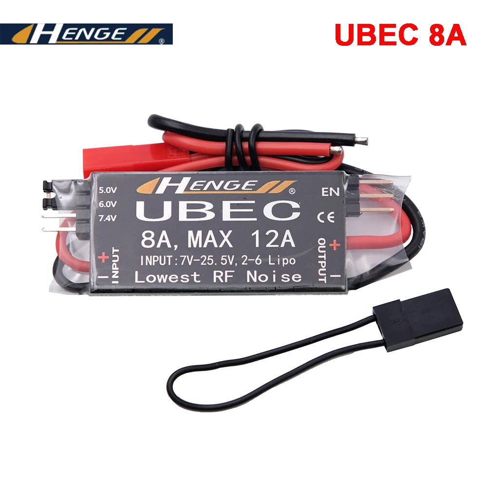 HENGE 8A UBEC Output 5V/6V/7.4 - огляд і ціна Drone Battery 6S