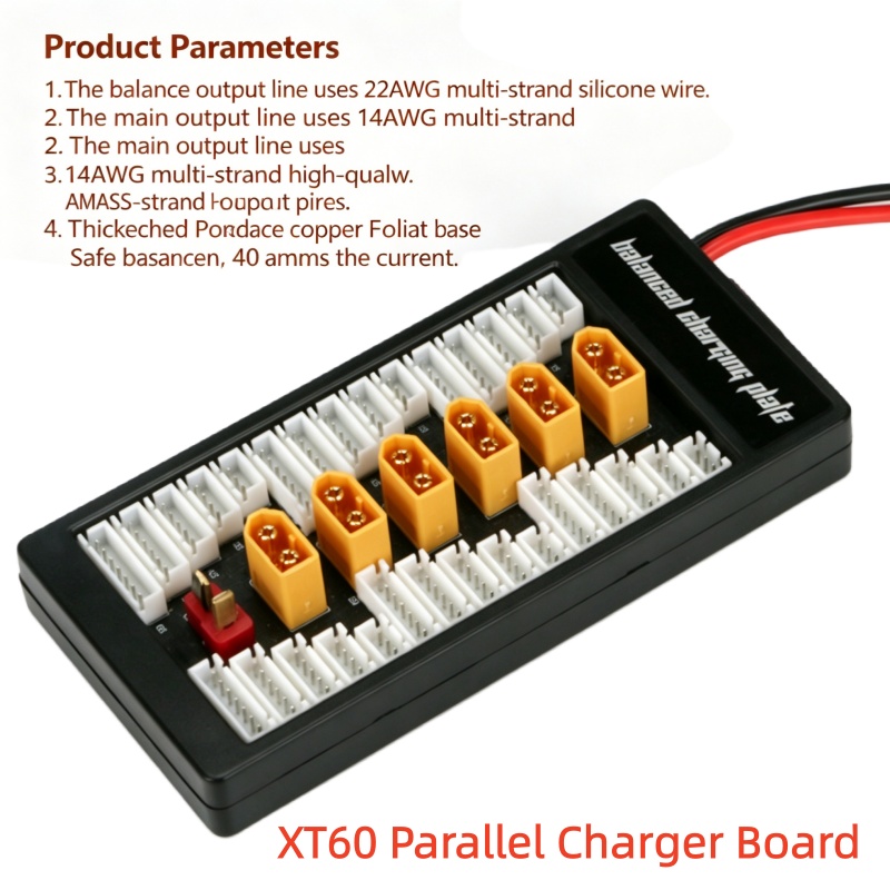 6 in 1 XT60 Parallel Charging  - огляд і ціна Drone Battery Parallel Board