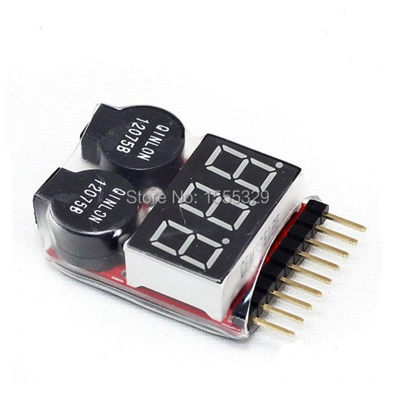 2Pcs 1S-8S LiPo Battery Voltag - огляд і ціна Drone Battery Voltage Checker
