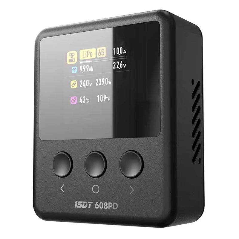ISDT 608PD DC 240W/10A USB C 1 - огляд і ціна Drone Battery Smart