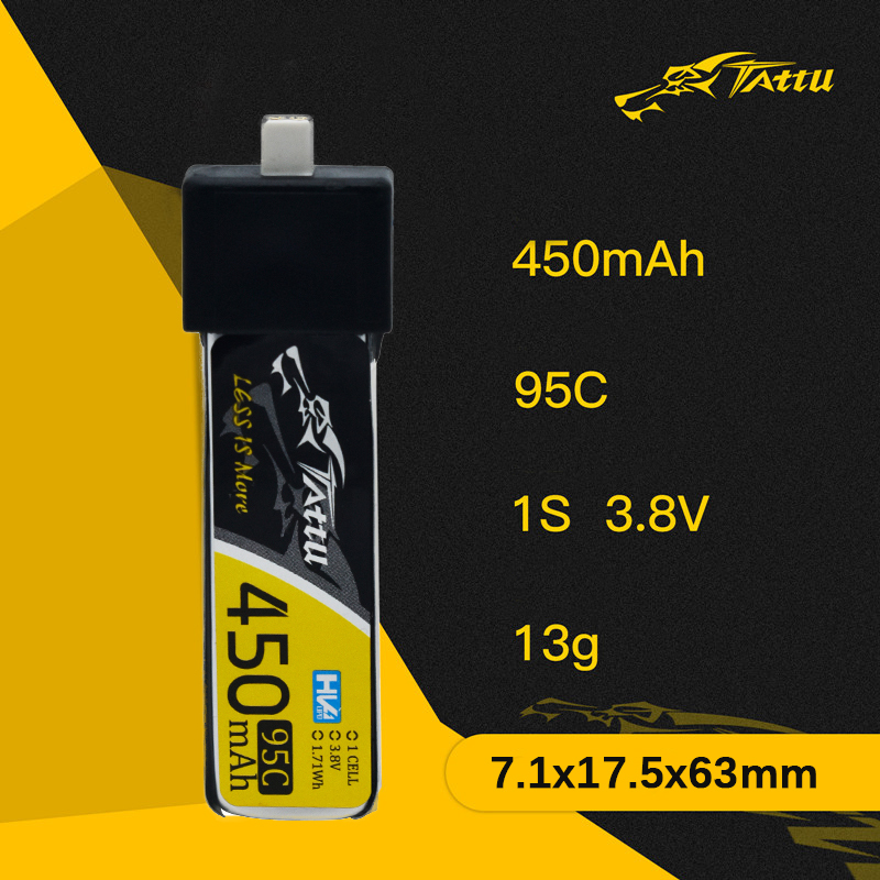 3Pcs NEW TATTU 450/500/550mAh  - огляд і ціна Drone Battery 3S