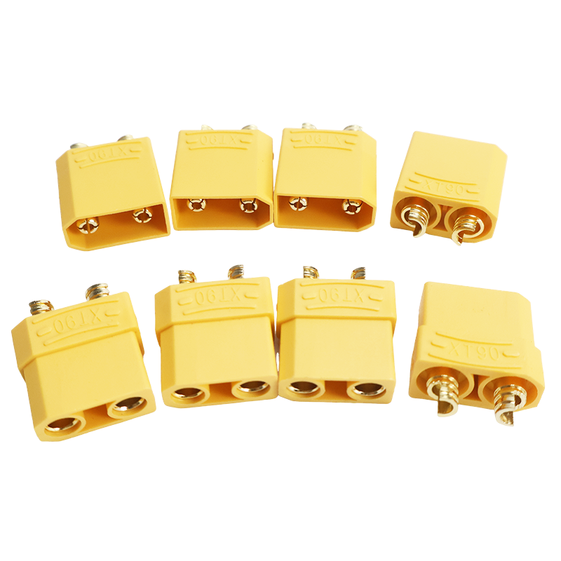4Pcs Yellow XT90 Plug Male Fem - огляд і ціна Drone Battery Connector