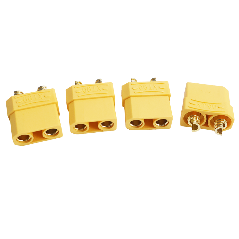 4Pcs Yellow XT90 Plug Male Fem - огляд і ціна Drone Battery Connector