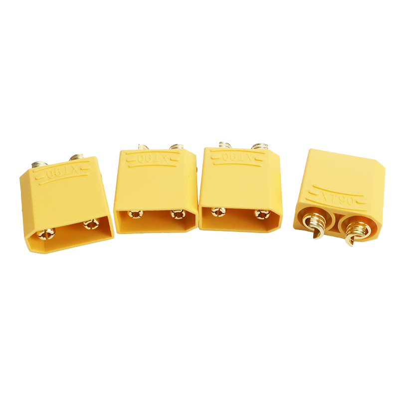 4Pcs Yellow XT90 Plug Male Fem - огляд і ціна Drone Battery Connector