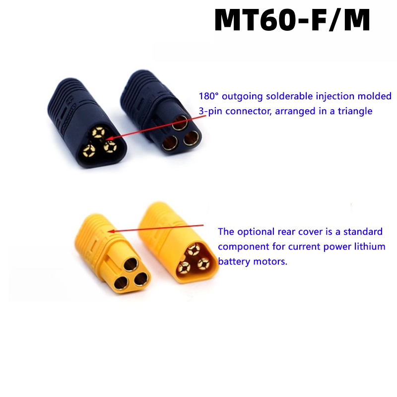 Amass MT60 Male/female Plug wi - огляд і ціна Drone Battery Connector