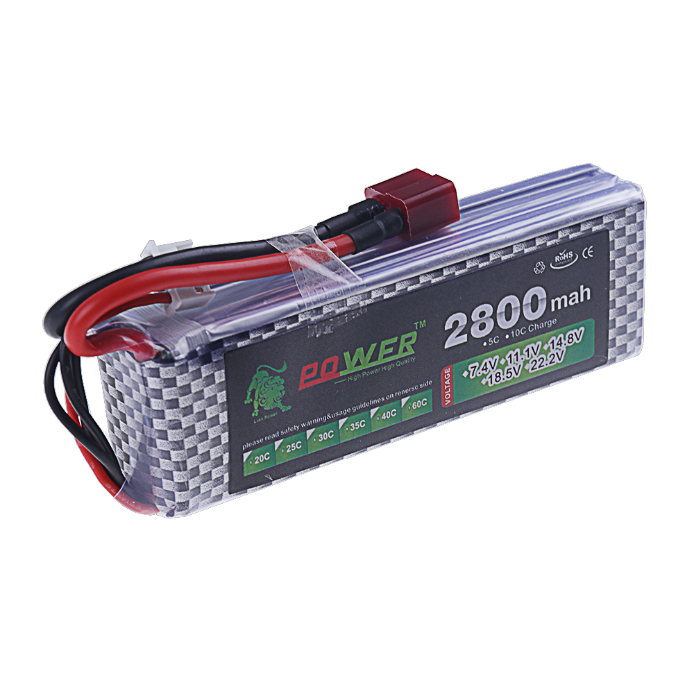 2800mAh 3S 11.1V 40C FPV Drone - огляд і ціна Drone Battery 3S