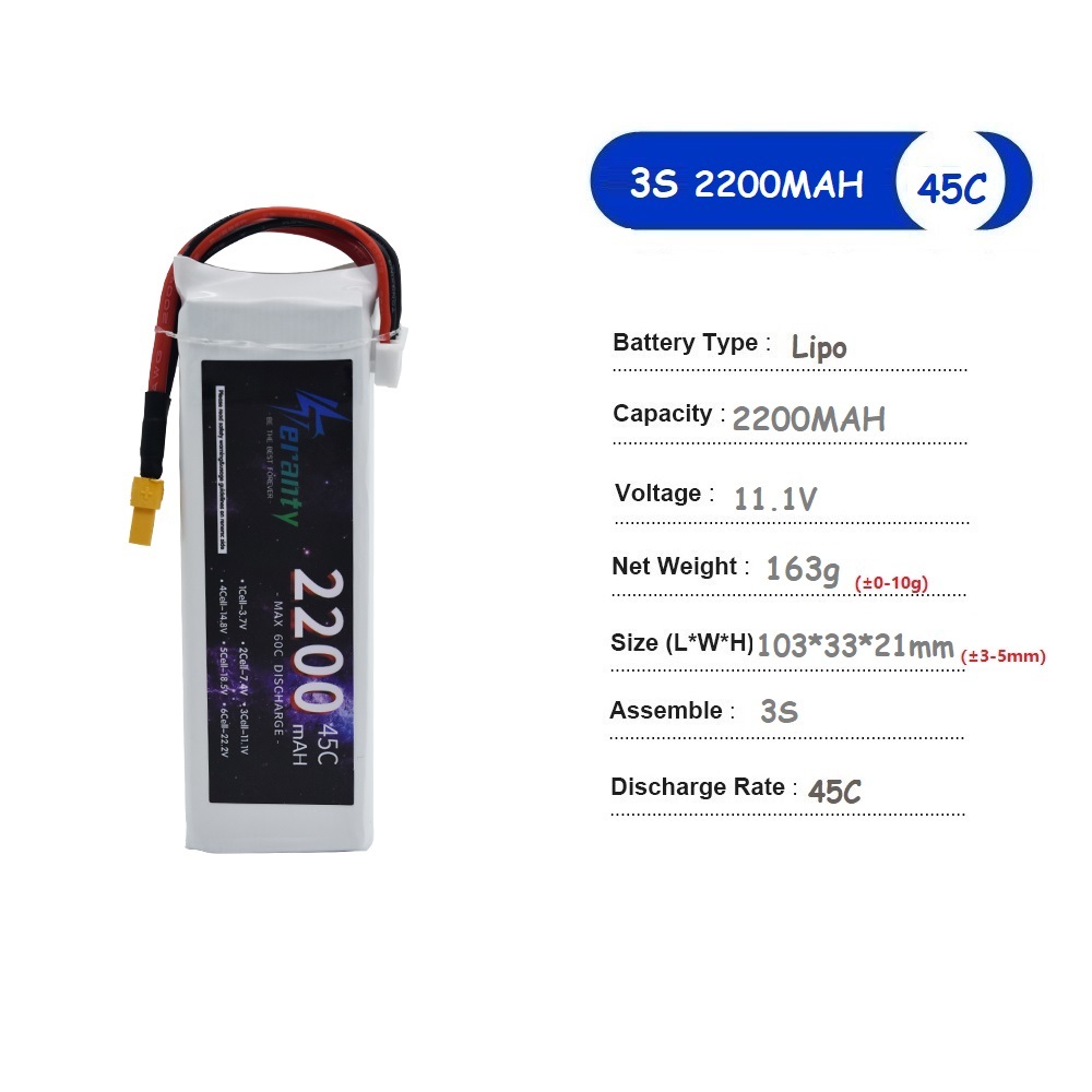 11.1V LiPo Battery 3S 1500mah  - огляд і ціна Drone Battery Connector