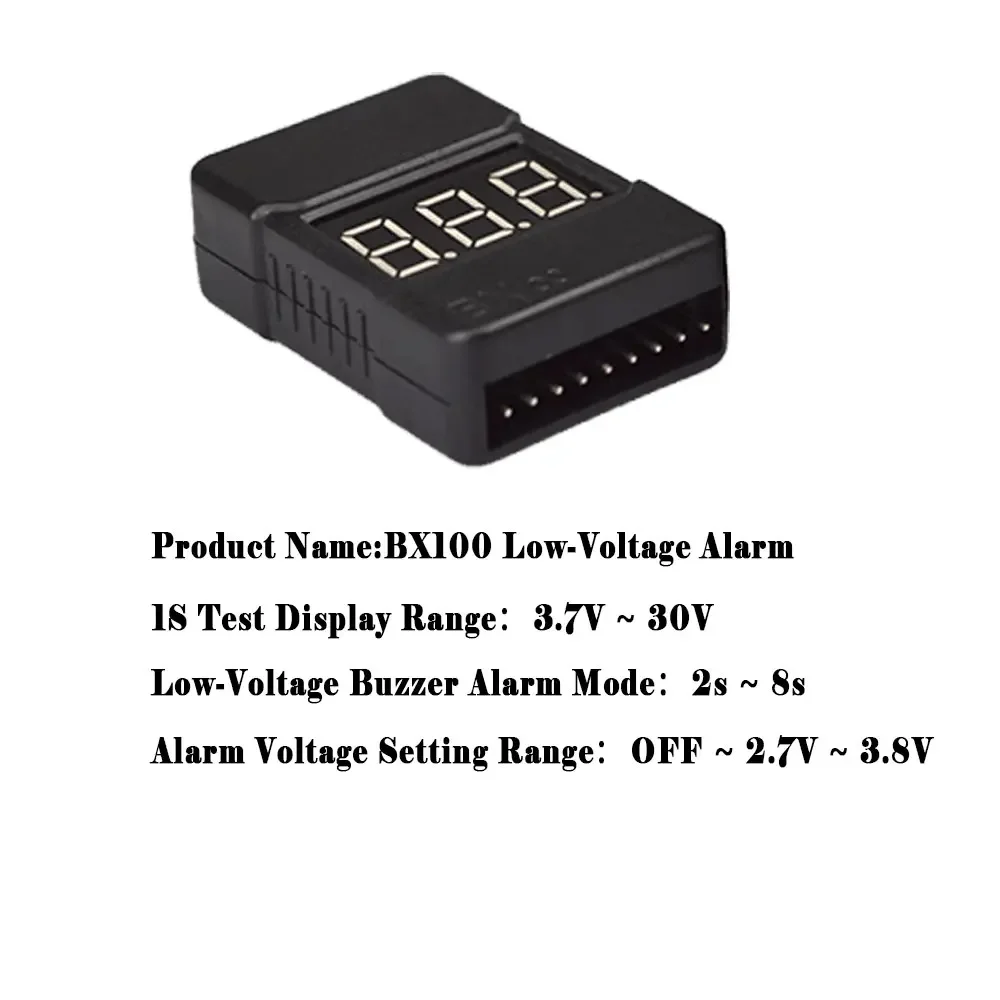 BX100 1-8S Lipo Battery Voltag - огляд і ціна Drone Battery Alarm