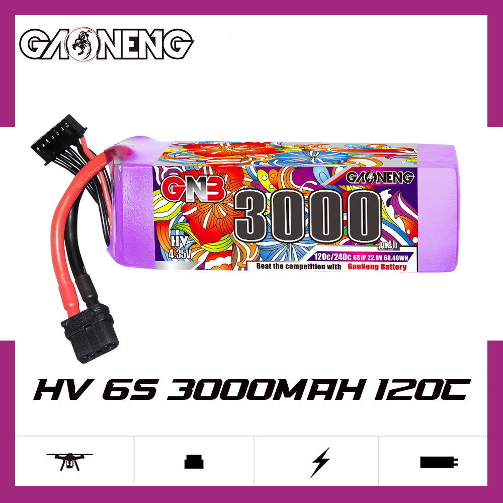 GNB Lipo Battery 6S 22.8V 3000 - огляд і ціна Drone Battery Lipo