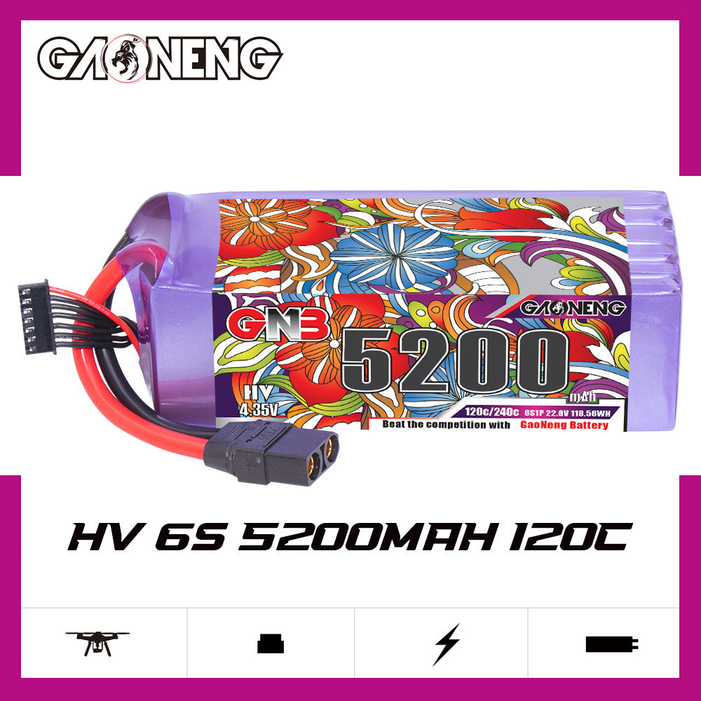 GNB Lipo Battery 6S 22.8V 3000 - огляд і ціна Drone Battery Lipo