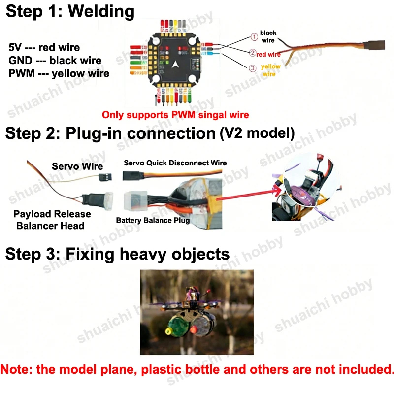 1PCS Strap-type FPV Drone PWM- - огляд і ціна Drone Battery Strap