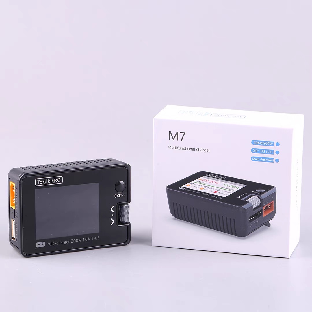 For ToolkitRC M7 200W 10A DC C - огляд і ціна Drone Battery Voltage Checker