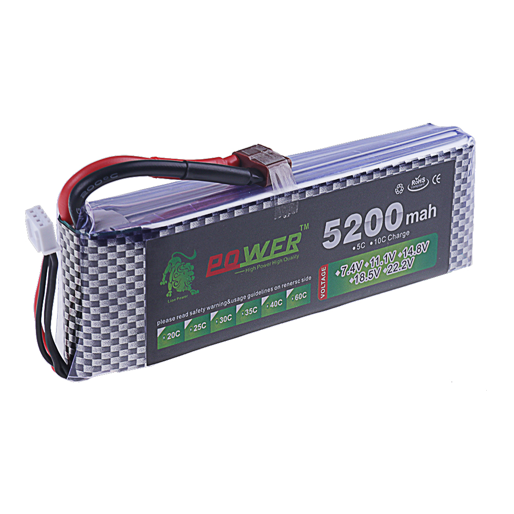 3S Lipo Battery 11.1V 5200mah  - огляд і ціна Drone Battery 3S