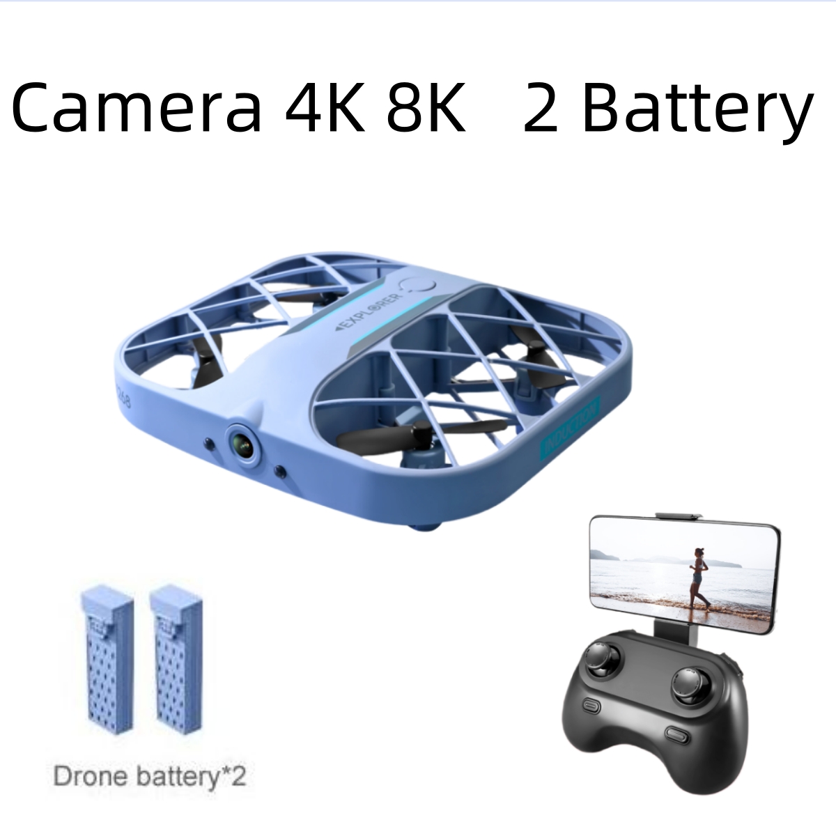 JJRC H107 FPV RC Drone with 2  - огляд і ціна Drone Battery Case