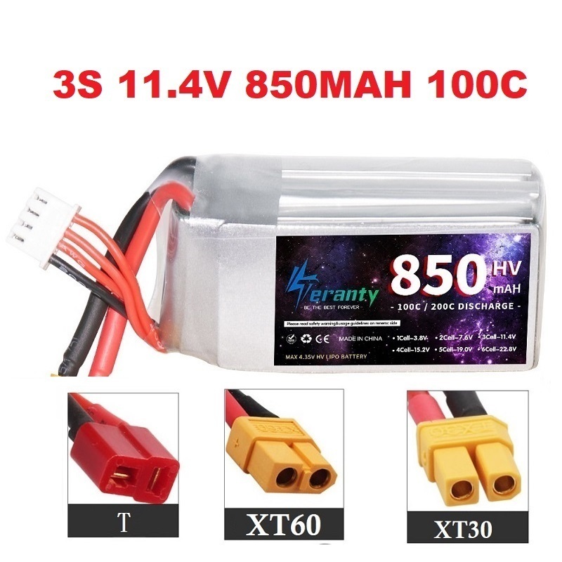 1/2/3PCS TERANTY 3S 11.4V Lipo - огляд і ціна Drone Battery Lipo